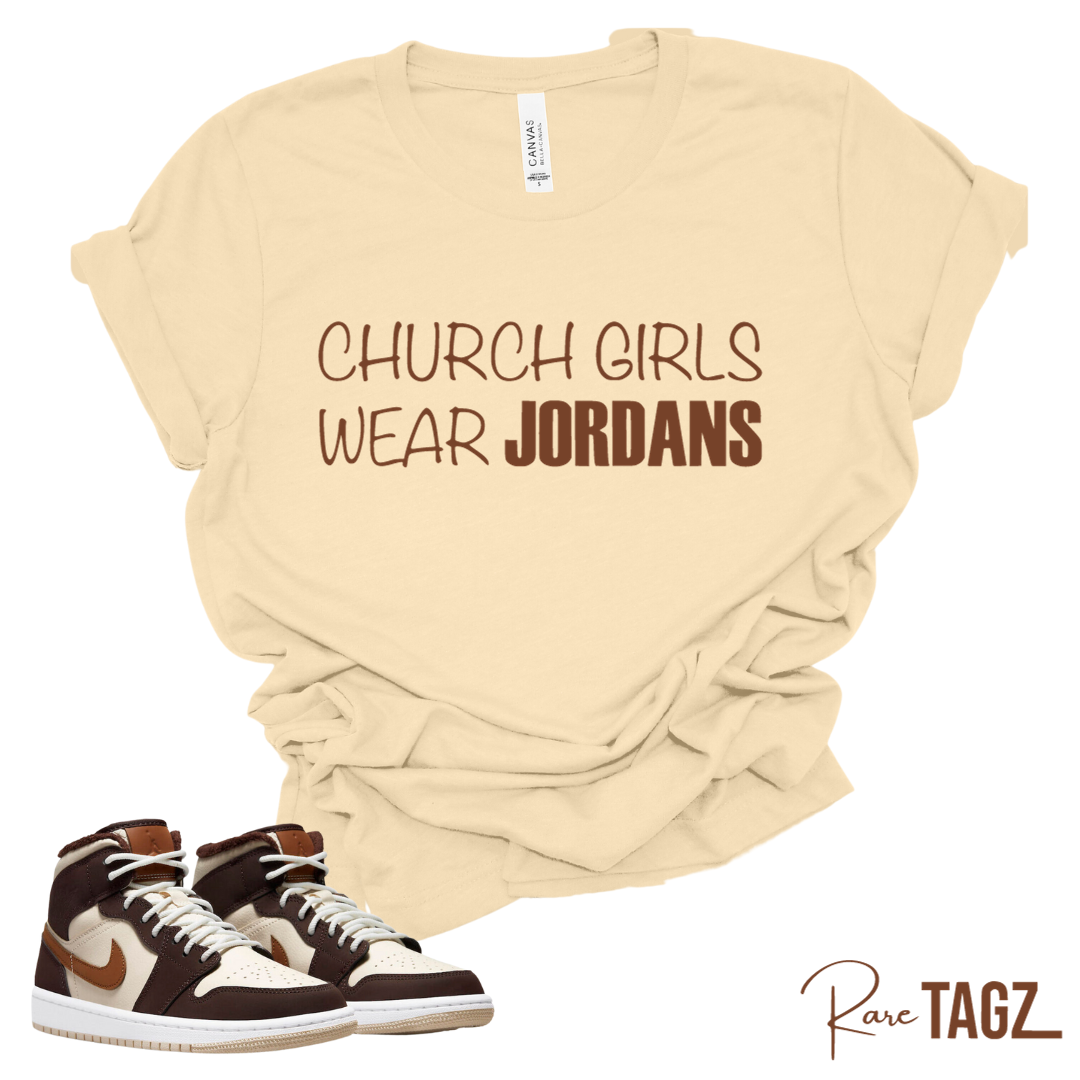 CHURCH GIRLS WEAR JORDANS