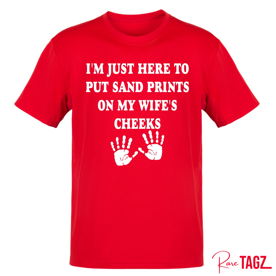 Sand Prints and I'm the Wife Couple Tees