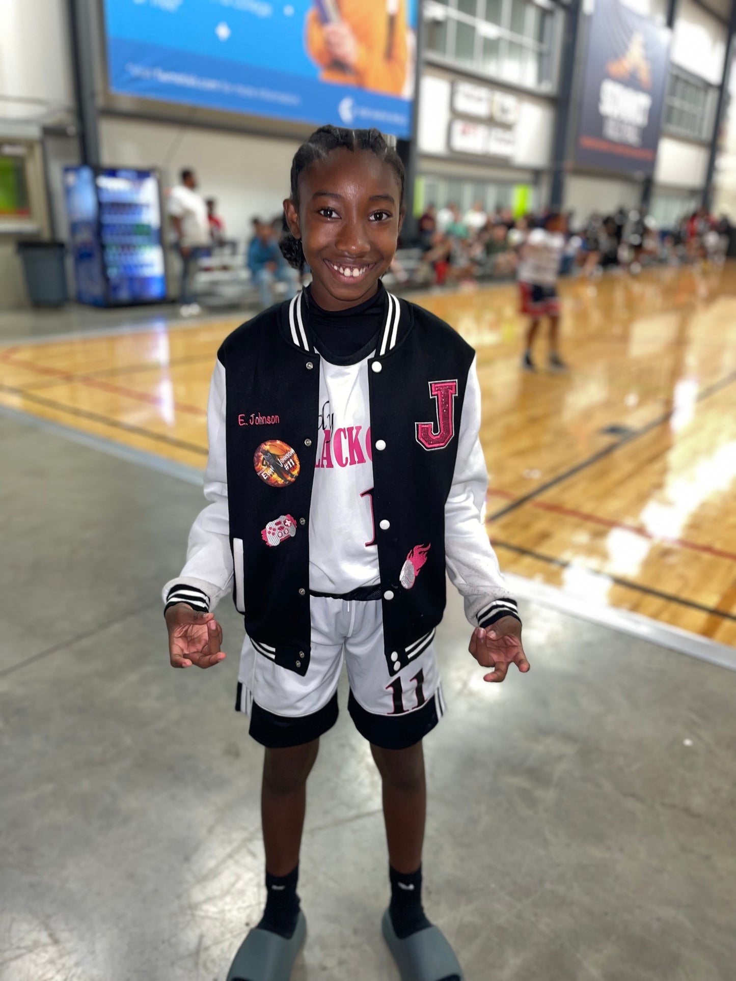 Custom Embroidered Fleece Letterman Jacket