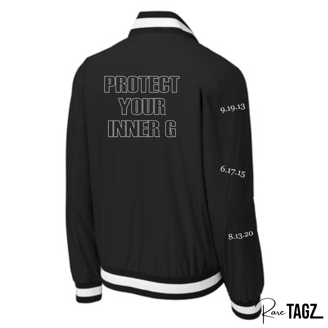 Custom Embroidered Fleece Letterman Jacket