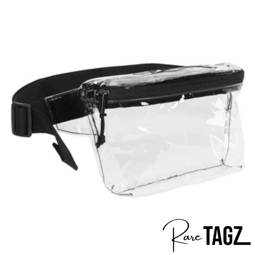 Transparent clear tote bag with black trim and long handles, suitable for stadium and event use. Clear Bags, Stadium Approved, Clear Tote Bags, Football Games, Concert Venues