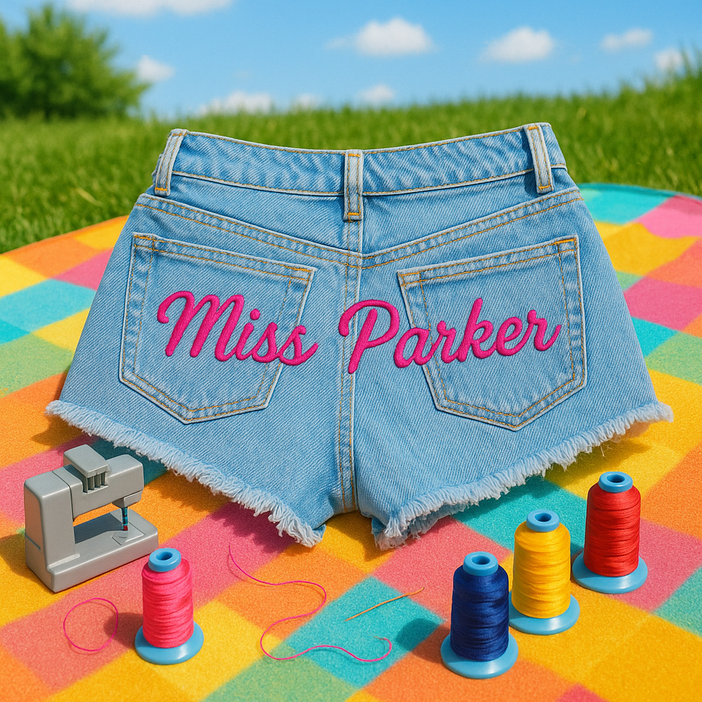 Custom denim shorts with custom embroidery on the back, perfect for birthdays, baecations, wedding, girls trips, and special events.
Newly engaged, fiancé, bride to be, wedding planning. Bridal showers, engagement party