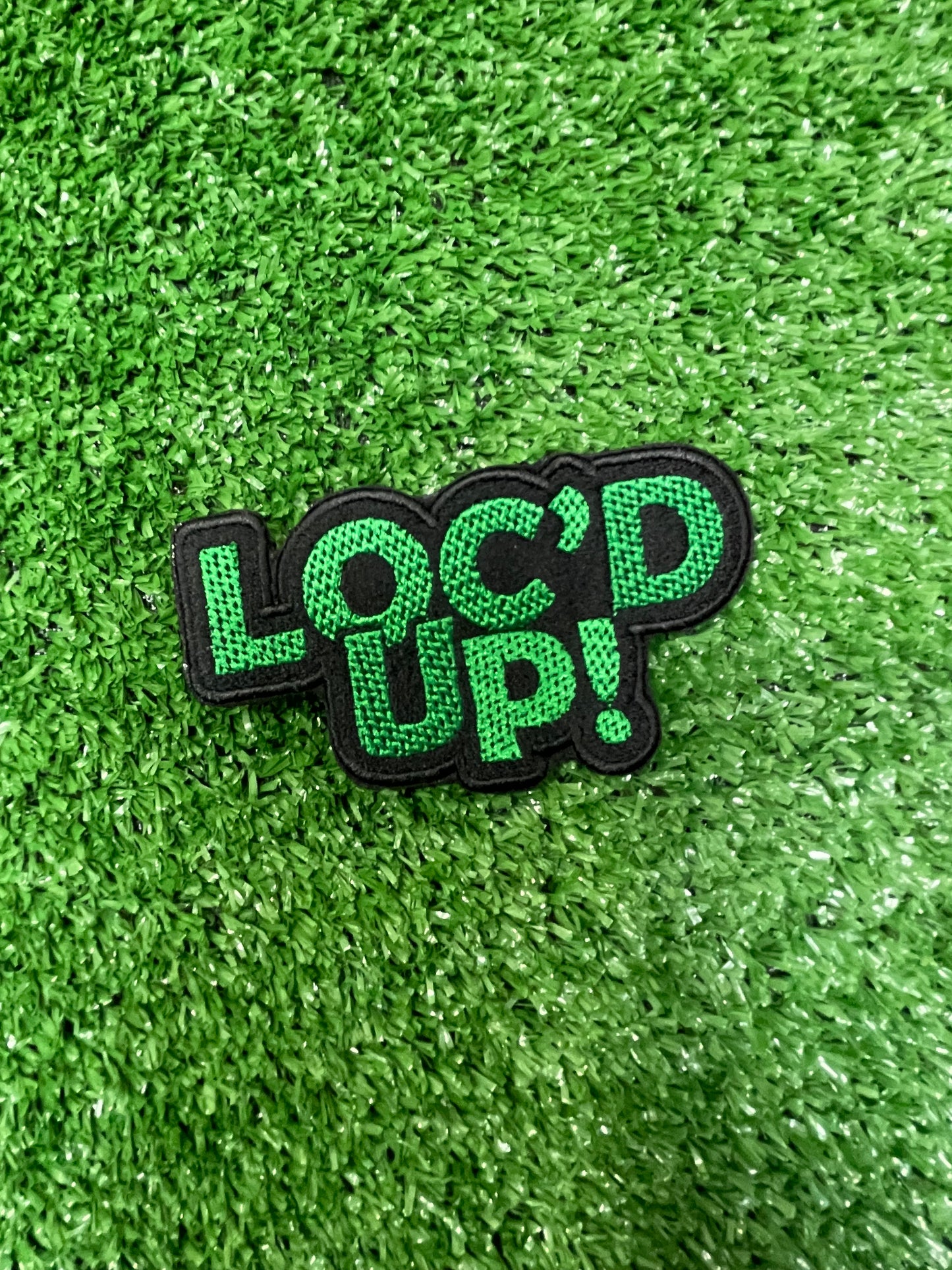 Loc'd Up Embroidered Iron-on Patch