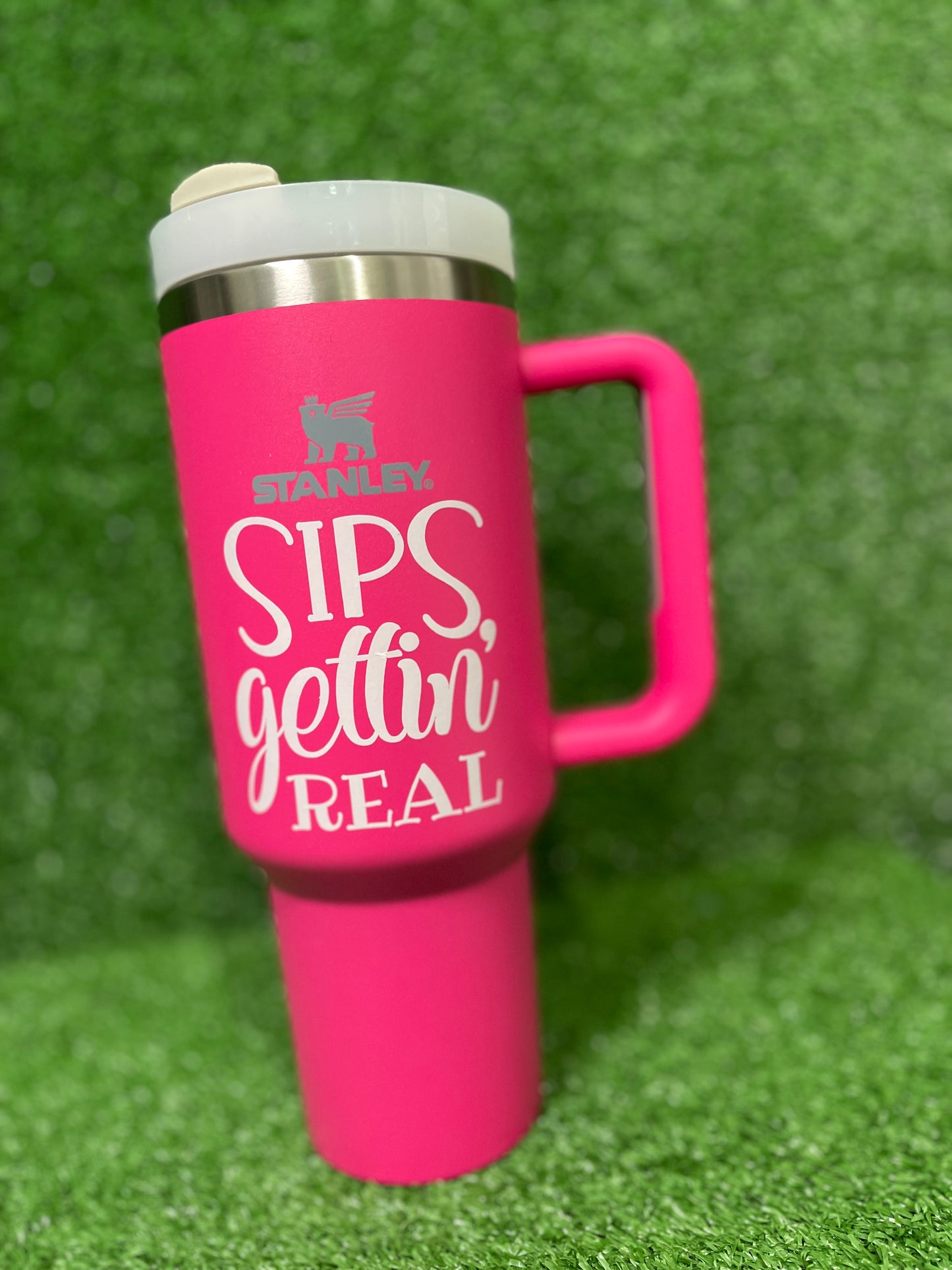 Sips Gettin' Real - Stanley Cup Decal