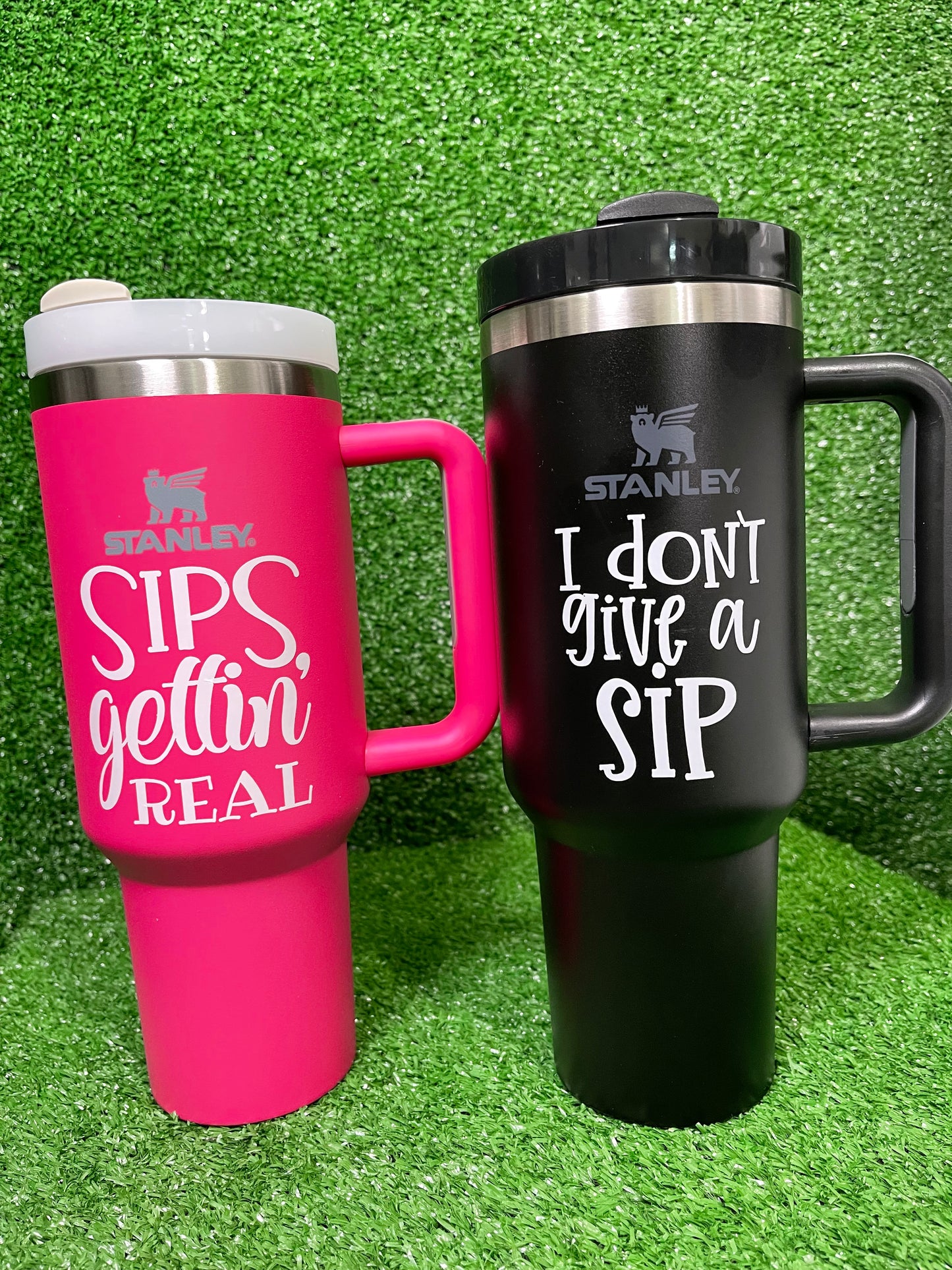 Sips Gettin' Real - Stanley Cup Decal