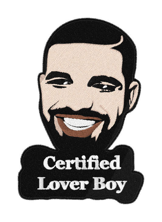 Drake Embroidered Iron-on Patch