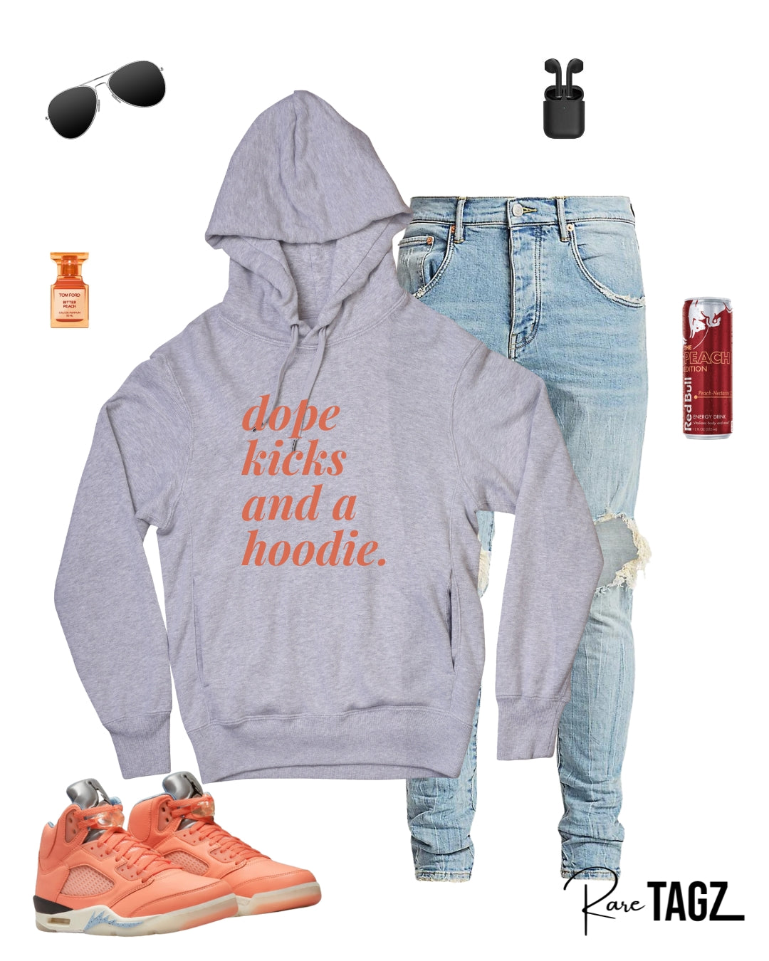 Dope Kicks and a Hoodie