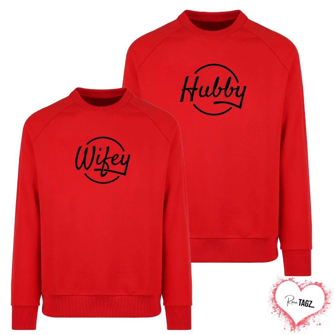 Hubby & Wifey Couples Tees