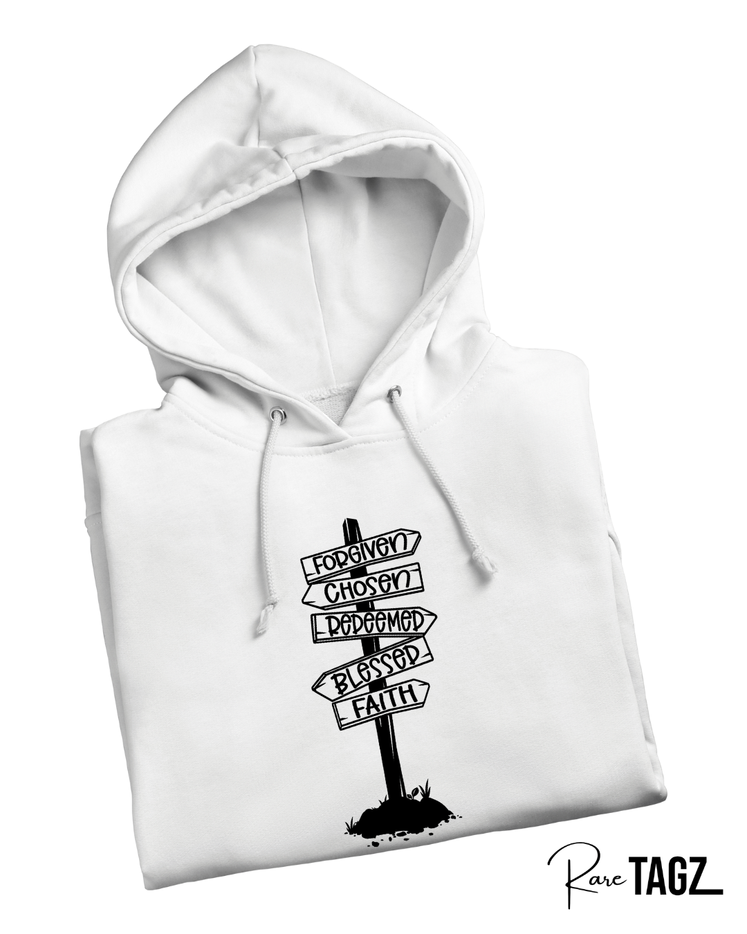 Forgiven, Chosen, Redeemed, Blessed, Faith Hoodie