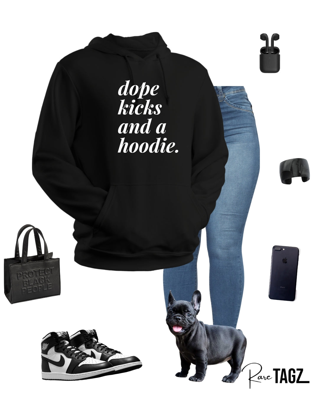 Dope Kicks and a Hoodie