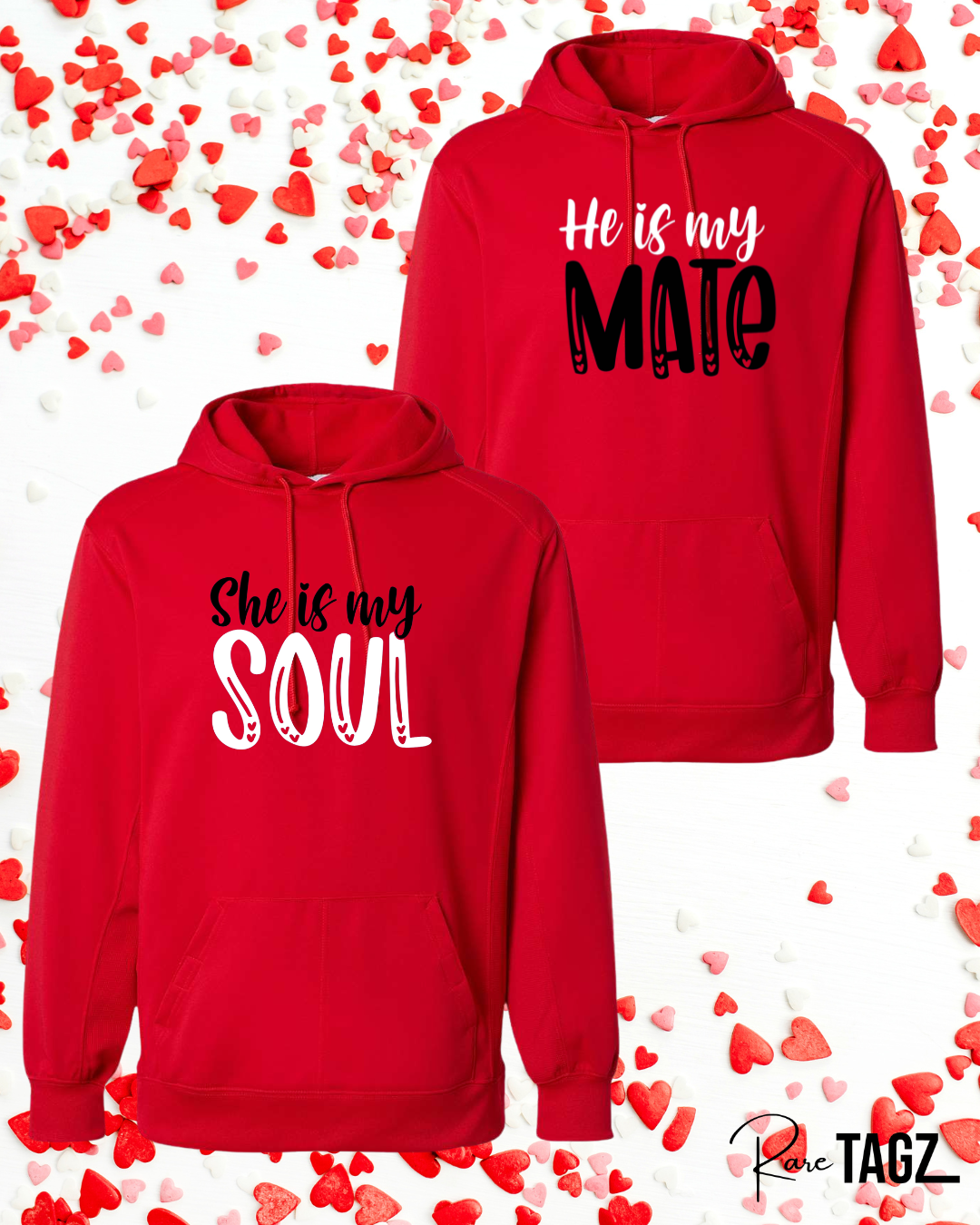 Soul Mate Couple Hoodies