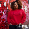 Custom MOM Embroidered Sweatshirt