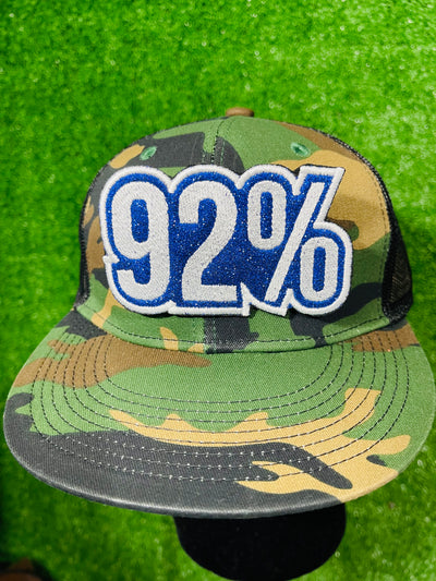 A striking '92%' embroidered iron-on patch celebrating the impactful role of Black women voters in the 2024 election. This patch features vibrant colors and high-quality stitching, designed for easy application on jackets, bags, hats, and other fabric items. Perfect for showcasing pride and support with a bold, empowering statement.