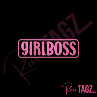 GIRL BOSS I Embroidered Iron-on Patch