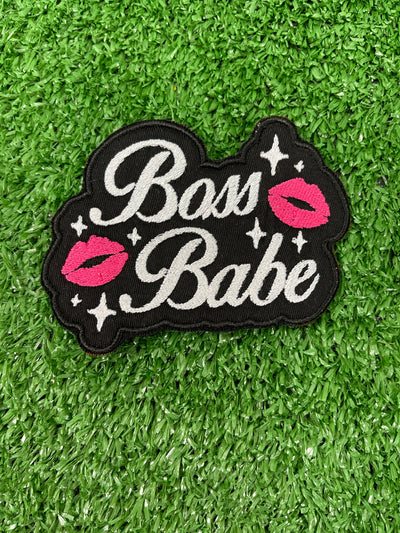 Girl Boss Embroidered Iron-on Patch Bundle Set - A collection of stylish patches featuring Girl Boss designs. Perfect for jackets, backpacks, and hats these high-quality embroidered patches are ideal for expressing pride and making a bold statement.