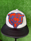 Chicago Bears iron-on patch featuring the team's logo in vibrant colors designed for easy application on clothing or accessories.