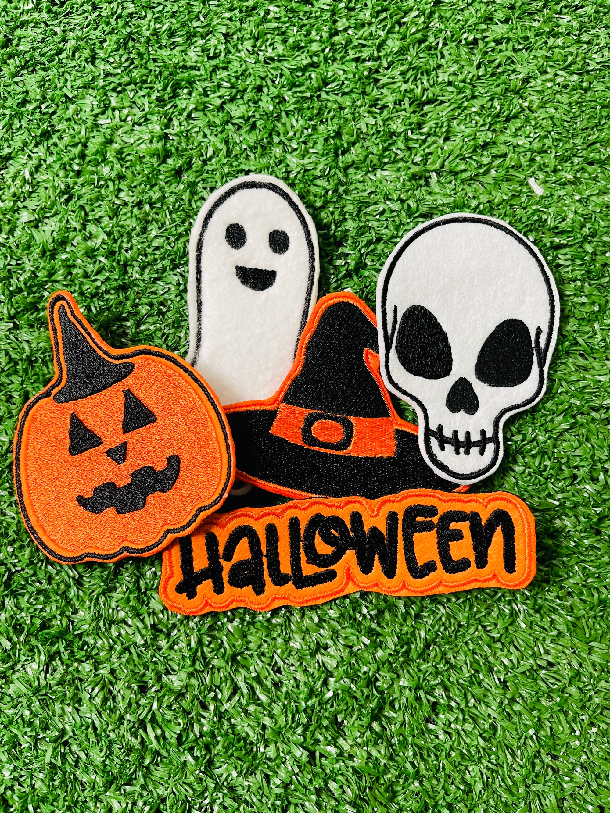 Fun Halloween Patches, ideal for decorating jackets bags or hats.