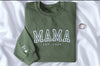 Custom MOM Embroidered Sweatshirt