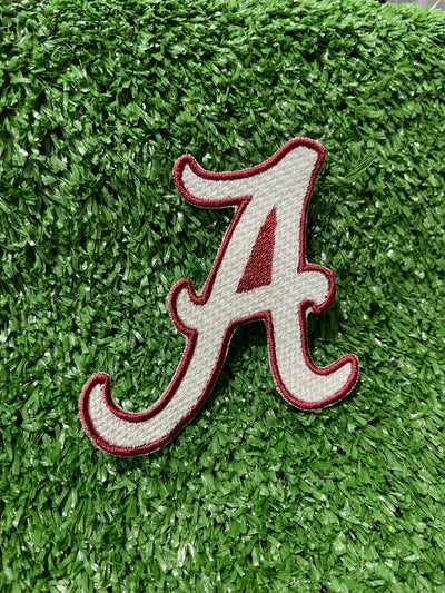 Alabama A Embroidered Iron-on Patch