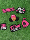 GIRL BOSS I Embroidered Iron-on Patch