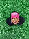 Boss Lady Hat Embroidered Iron-on Patch