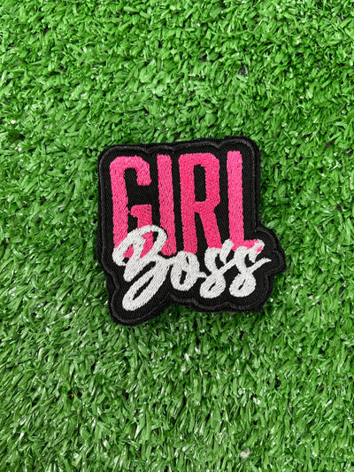 Girl Boss II Embroidered Iron-on Patch