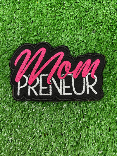MOMpreneur Embroidered Iron-on Patch