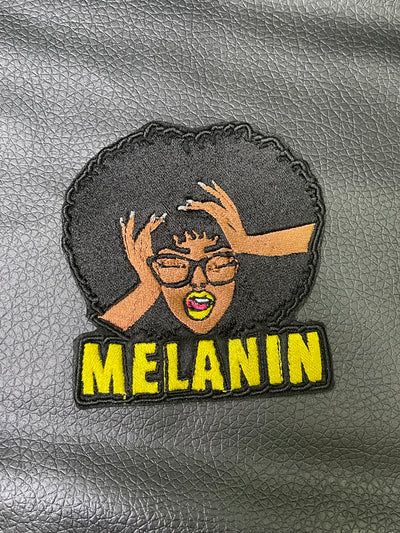 Melanin Embroidered Iron-on Patch