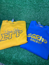 I Love My SGRho Embroidered Sweatshirt - This high-quality sweatshirt features a beautifully embroidered 'I Love My SGRho' design on the front. Made from a soft and durable blend of cotton and polyester, it offers a classic fit with a comfortable crew neck. Perfect for chilly days, casual outings, or chapter meetings, this stylish sweatshirt showcases your Sigma Gamma Rho pride with elegance.