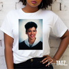 Vintage style tshirt featuring a school year photo of Kamala Harris from her time at Howard University, celebrating HBCU pride and ambition. #KamalaHarris #HowardUniversity #HBCUPride #BlackHistory #Empowerment #KamalaAtHoward #VintageTee #KamalaHarrisAlumni #BlackExcellence #FemaleEmpowerment #CollegePride #PoliticalFigures #BlackGirlMagic #InspirationalWomen