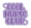 Cool Nurse Club Embroidered Iron-on Patch