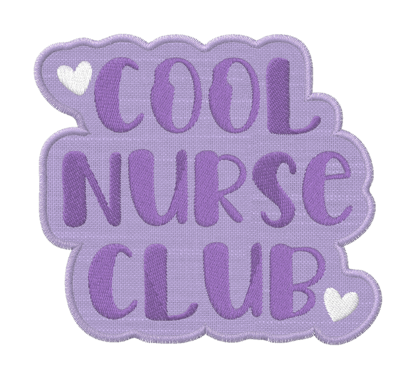 Nurse Embroidered Iron-on Patch Bundle Set