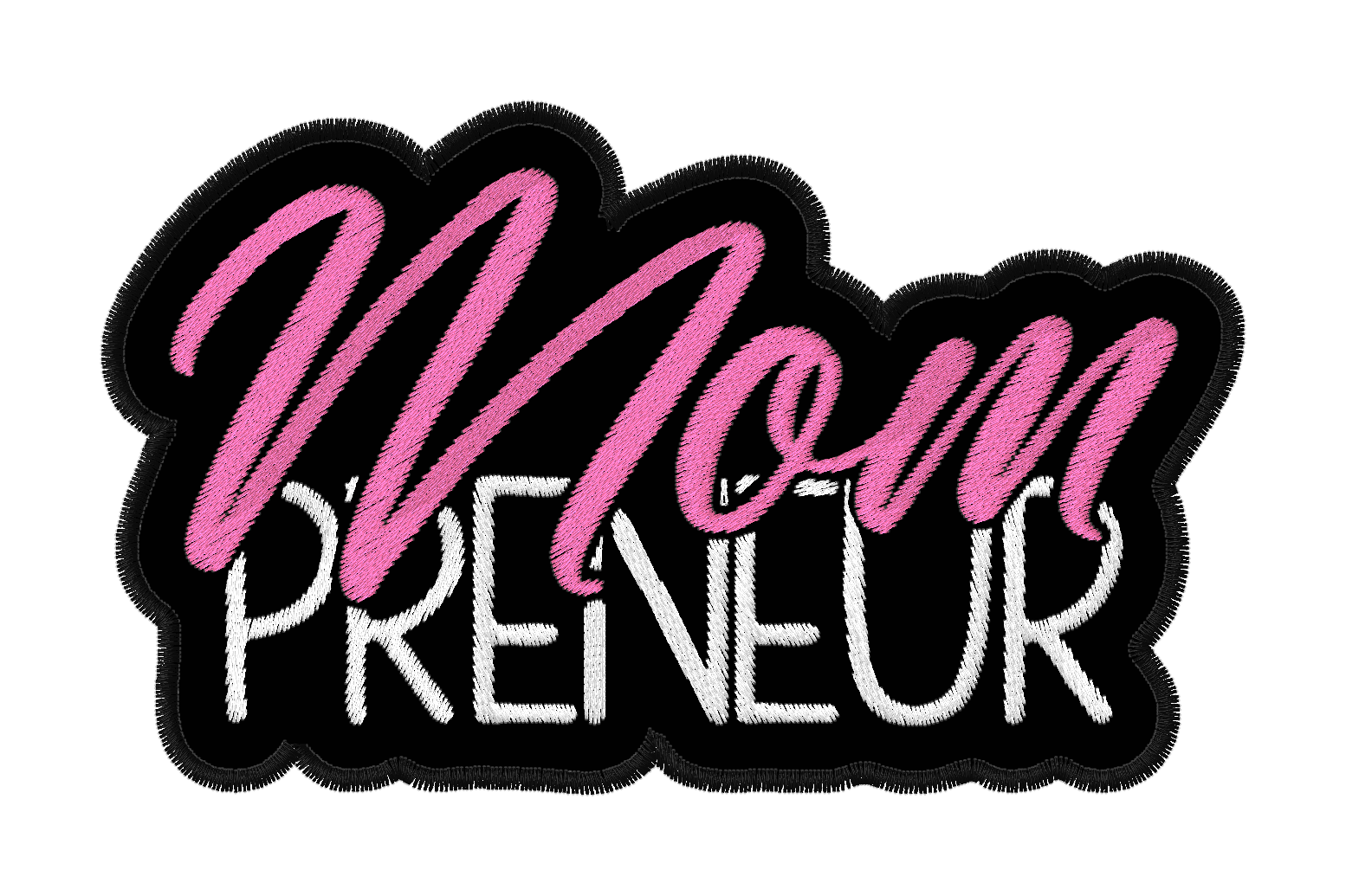 MOMpreneur Embroidered Iron-on Patch