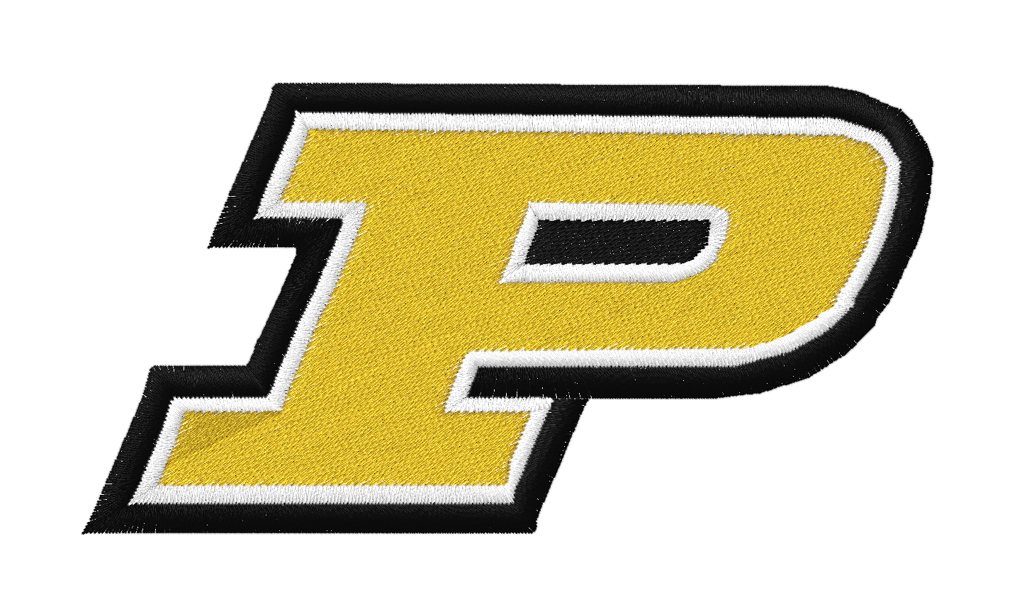 Purdue Embroidered Iron-on Patch