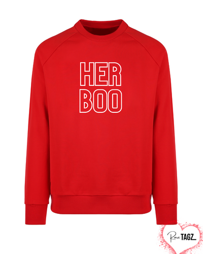"Her Boo" & "His Bae" Couple Sweatshirts