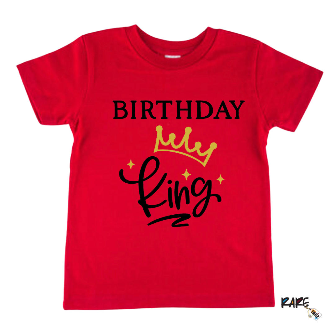 Custom "Birthday King" Tee