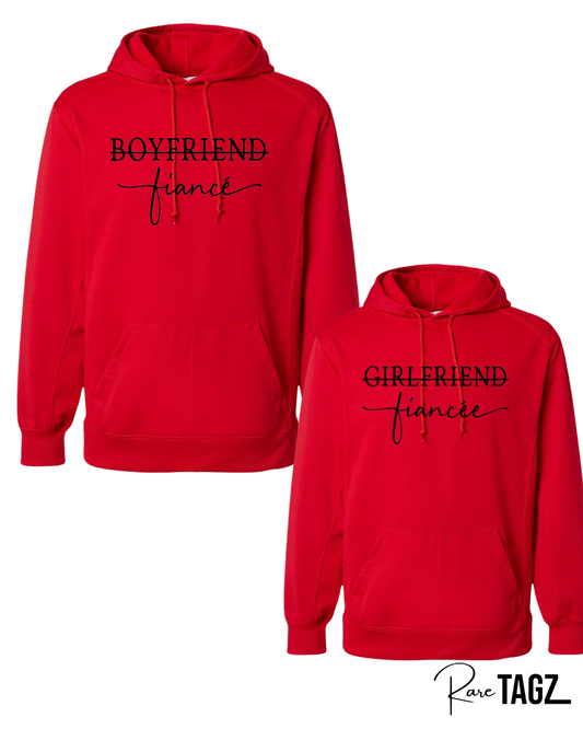 Fiancé Couple Hoodies