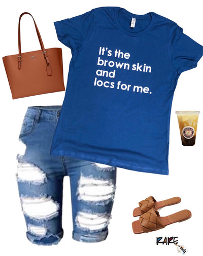 "It's the brown skin and locs for me." Tee